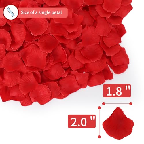 1400 PCS Fake Rose Petals for Weddings & Events