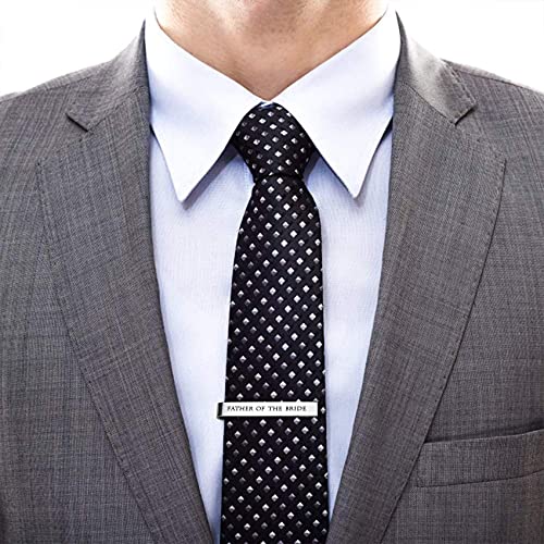 Bride's Gift: Stainless Steel Groomsmen Tie Clips