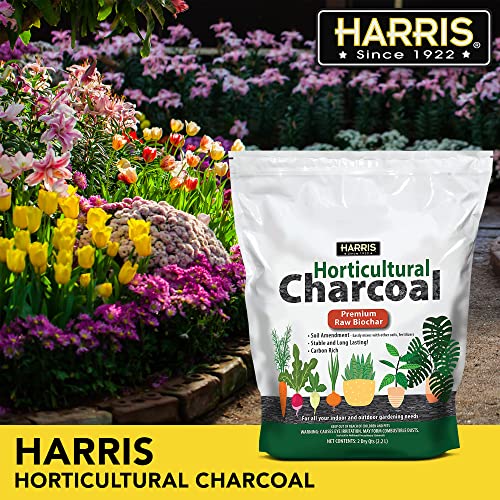 Harris Horticultural Charcoal, Premium Biochar Soil Amendment for Plants and Terrariums, 2qt