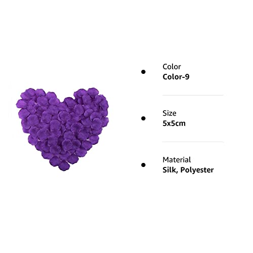 1000 Artificial Silk Rose Petals Wedding Decor Favor