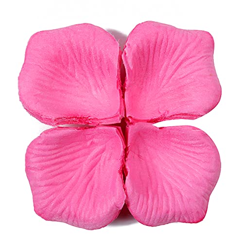 1000 Silk Rose Petals Set for Romantic Events