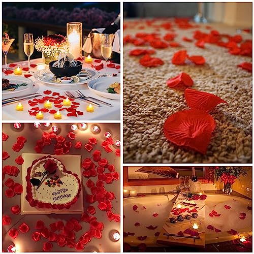 1000 White Rose Petals for Romantic Wedding Decor