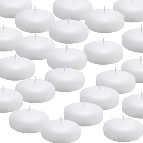 36 White Floating Candles - Perfect for Events