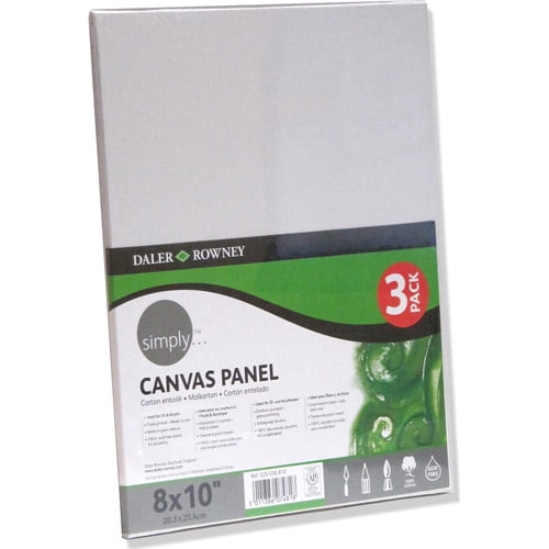 Simply White Canvas Set - 8x10, 3pk