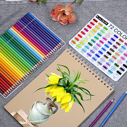 Soft Core Colored Pencils - 72 Count