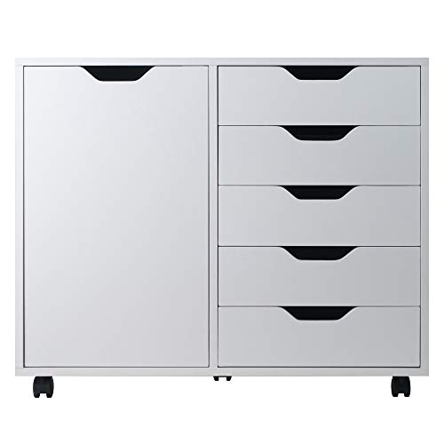 White Wood Drawers Cabinet - Winsome