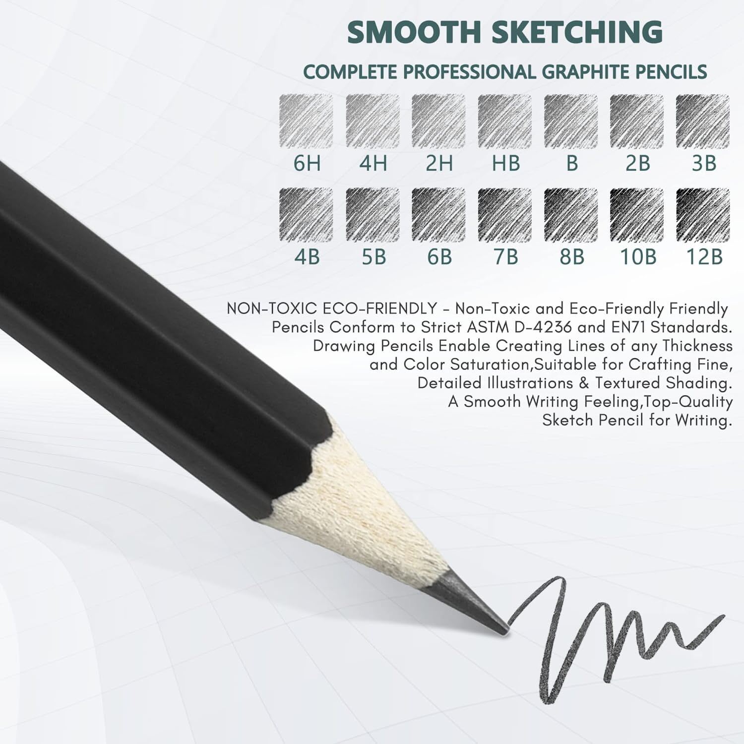 14 Sketch Pencils for Artists