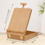 Wooden Tabletop Painting Easel for Artists