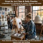 Top Spiral Bound Sketch Pad - 100 Sheets