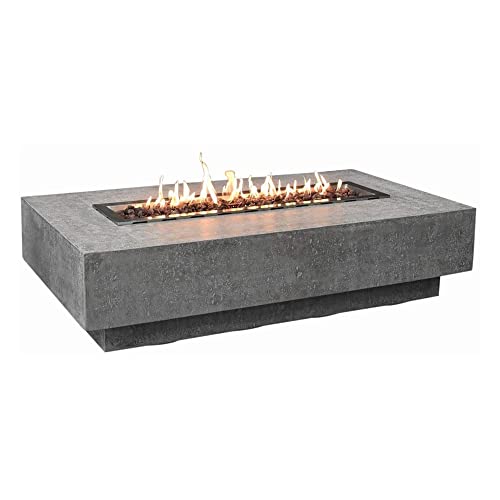 Manhattan Gas Fire Pit Table with Electronic Ignition