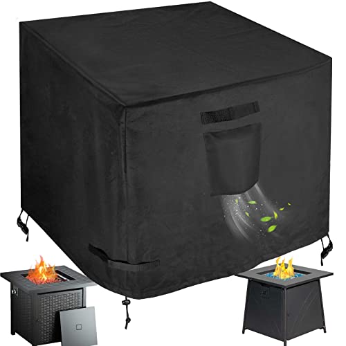 Waterproof Gas Fire Pit Table Cover - 30x30 Inch