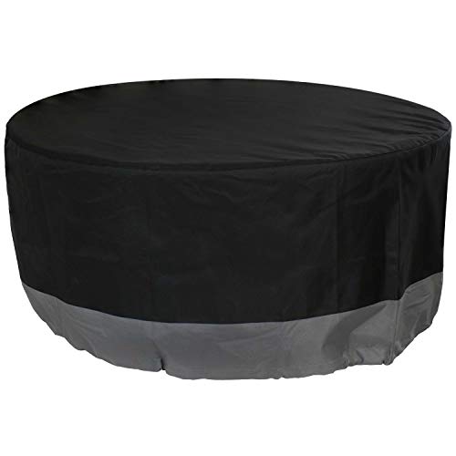 Round 2-Tone Heavy Duty Fire Pit Cover