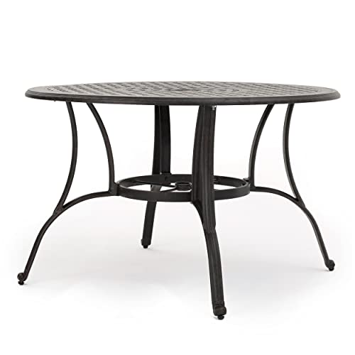 Bronze Outdoor Dining Table by Christopher Knight Home