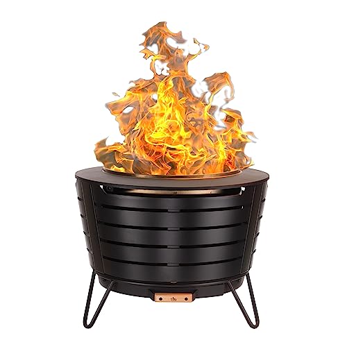 TIKI Brand Modern Wood Burning Fire Pit