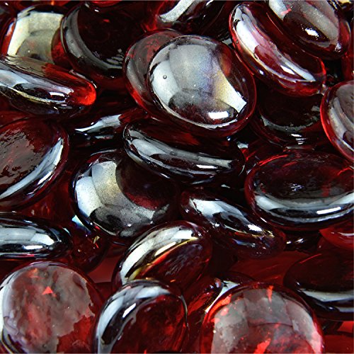 Ruby Fire Glass Beads for Outdoor Fires |10 lbs