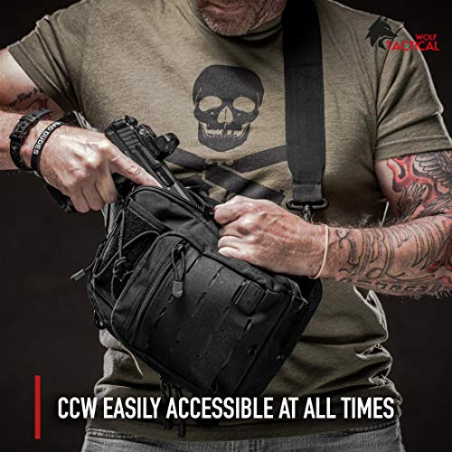 Compact EDC Sling Bag for Concealed Carry on-the-go