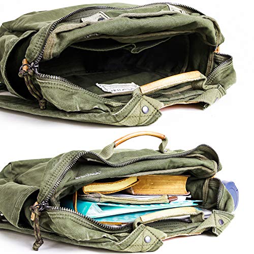 Vintage Style Canvas Concealed Carry Bag for Men and Women