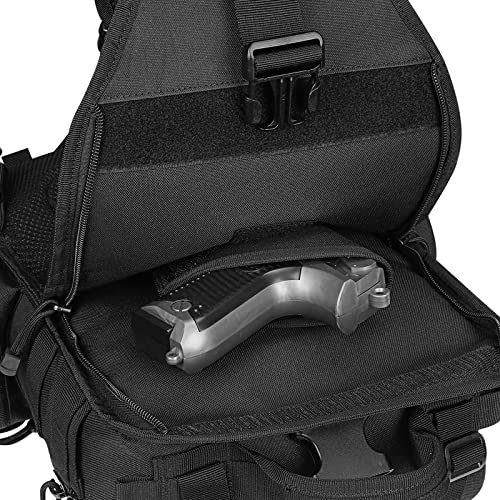 G4Free Tactical Sling Bag with Pistol Holster Concealed Carry
