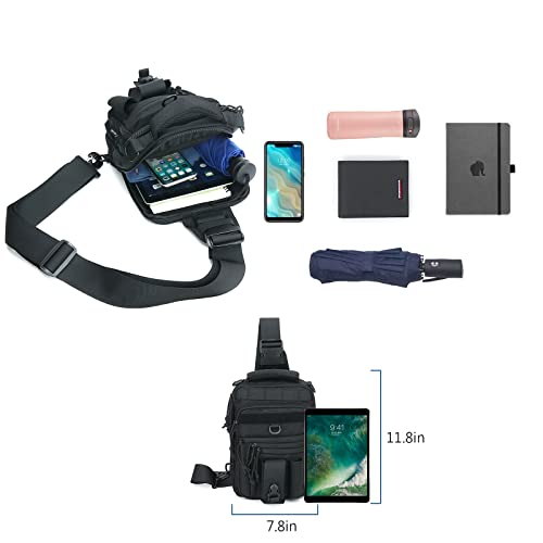 DegeTMVe Dual Pistol Holster Chest Bag Sling