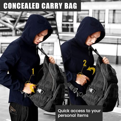 G4Free Tactical Shoulder Sling Bag with Pistol Holster