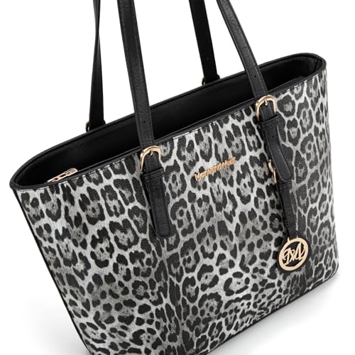 Black Leopard Print Western Style Shoulder Bag Set