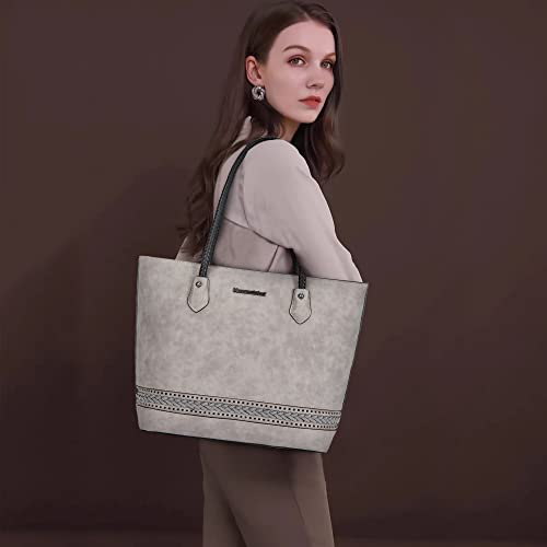 Montana West Top-handle Large Tote Concealed Carry Purse