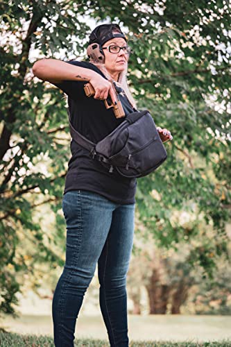 JESSIE & JAMES Concealed Carry Sling Backpack Purse
