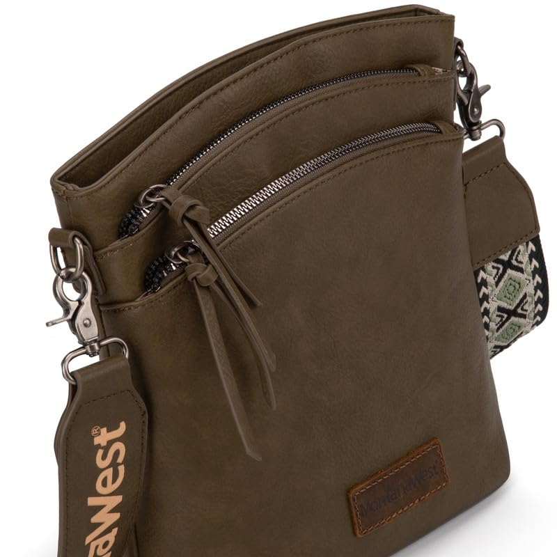 Montana West Crossbody Purse - Medium Size, Double Compartments
