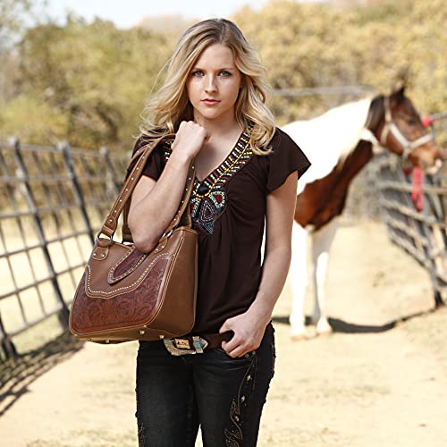 Montana West Women's Shoulder Bag with Detachable Holster