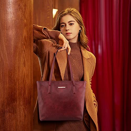 Montana West Large Leather Tote Concealed Carry Purse