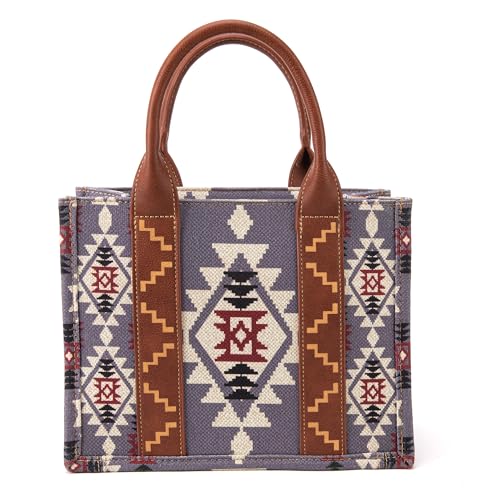 Western Aztec Tote Bag for Concealed Carry Women