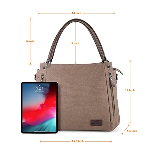 Removable holster Crossbody Bag for concealed carry (Coffee)