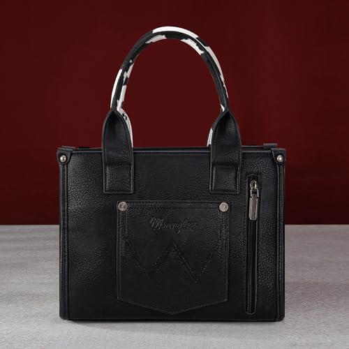 Women's Wrangler Tote Handbag with Detachable Crossbody Strap