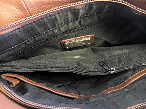 Roma Leather CCW Concealment Purse - Dark Brown