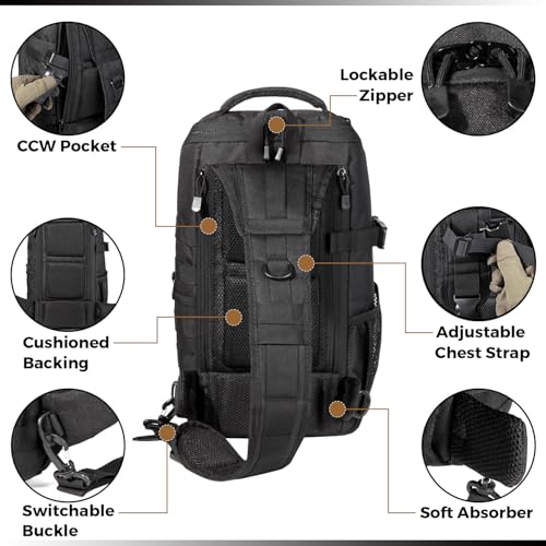DBTAC Large Tactical Bag for Concealed Handgun Carry