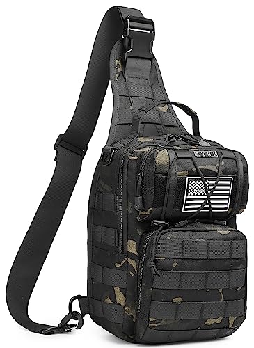Men's Crossbody Sling Backpack with Concealed Holster - 10L