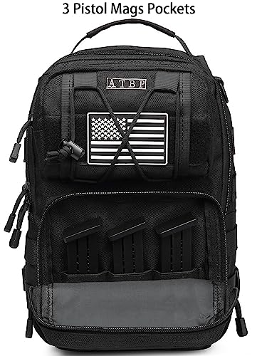 Men's Crossbody Sling Backpack with Concealed Holster - 10L