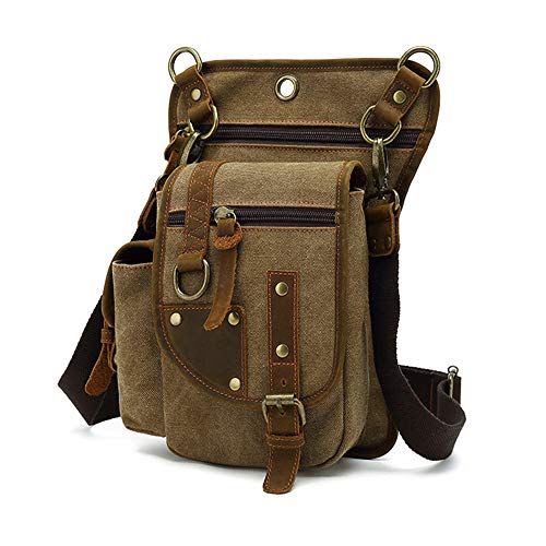 Canvas Drop Leg Bag for Concealed Carry, Medium