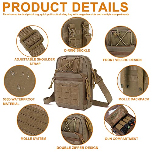 Obemisk Tactical Sling Bag - Molle Crossbody Chest
