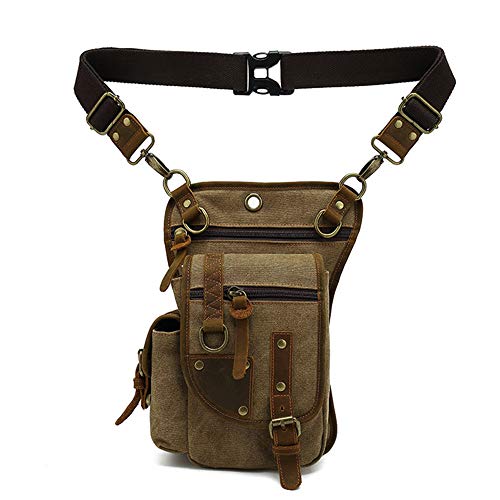 Canvas Drop Leg Bag for Concealed Carry, Medium