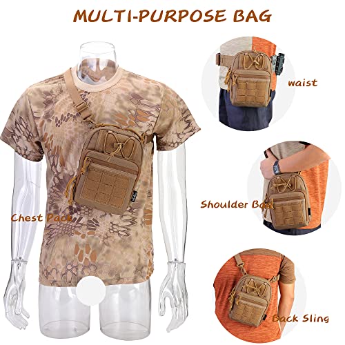 Obemisk Tactical Sling Bag - Molle Crossbody Chest