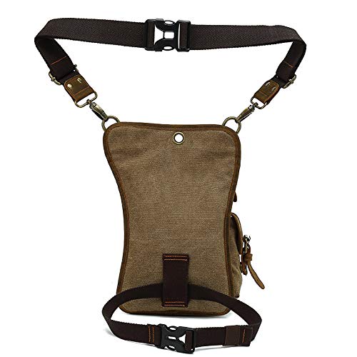 Canvas Drop Leg Bag for Concealed Carry, Medium