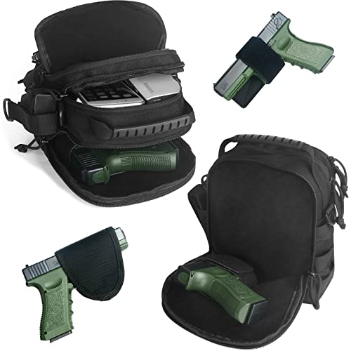 DegeTMVe Tactical Messenger Bag with Dual Holster Pack