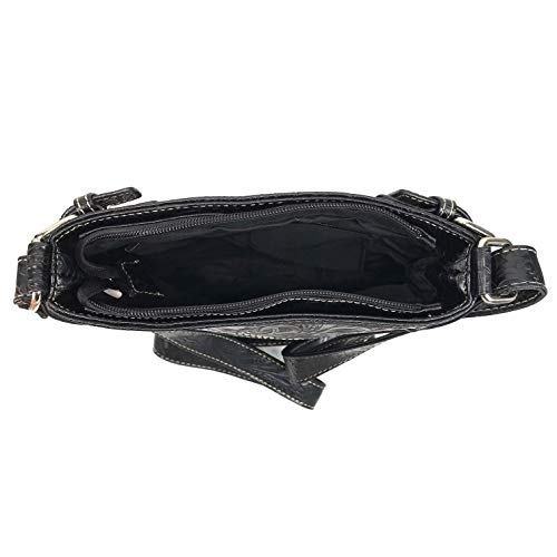 Turquoise Stone Crossbody Purse with Concealed Carry Slot