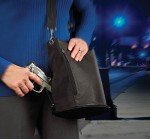 GTM Concealed Carry Tote in Black, Small Size