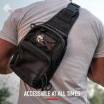 Compact EDC Sling Bag for Concealed Carry on-the-go