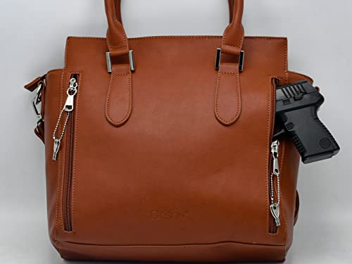 Goson Large Fashionable Concealed Carry Tote - Women's CCW Bag