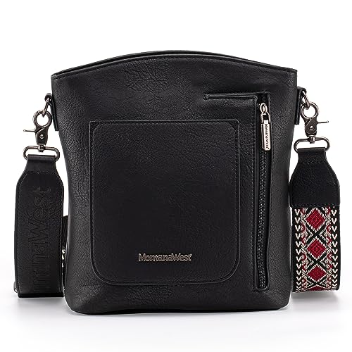 Large Crossbody Bag with Multi-Zip CCW Pocket