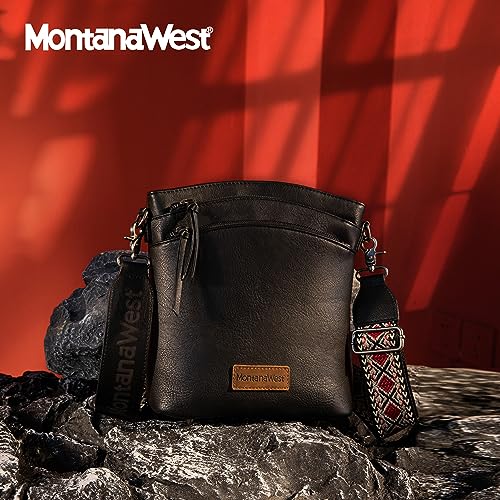 Large Crossbody Bag with Multi-Zip CCW Pocket