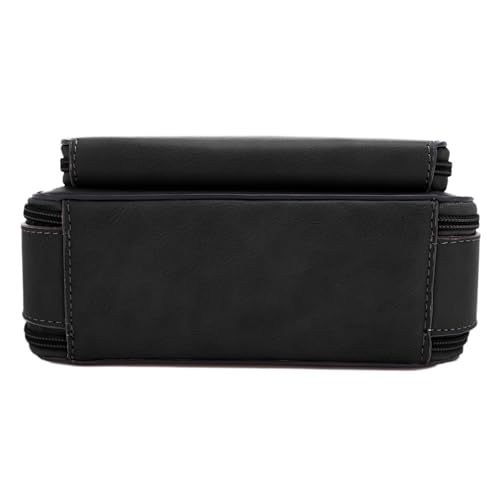 PANDORA Compact Concealed Carry Crossbody Satchel Purse - Black
